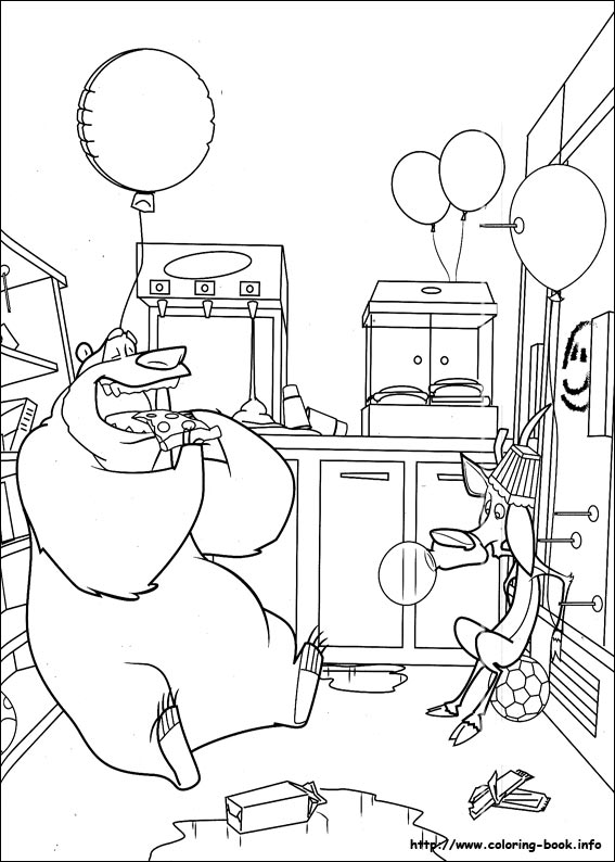 Open Season coloring picture